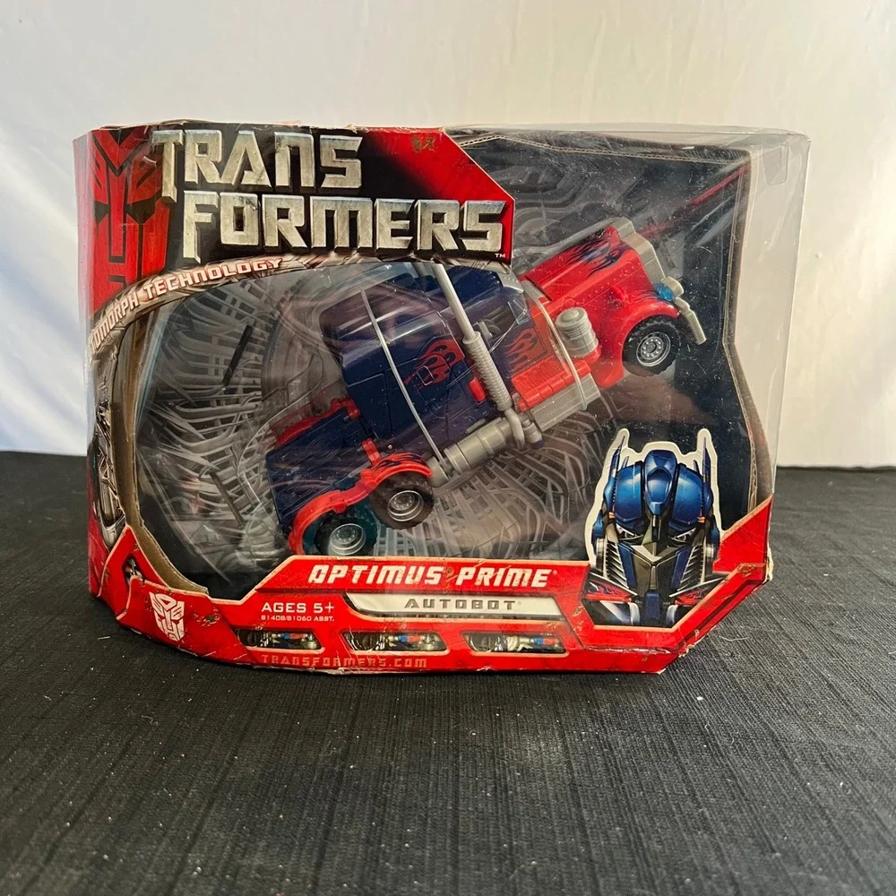 Hasbro Transformers 2007 Movie Optimus Prime Voyager Class Automorph 81408 NIB